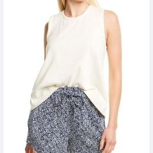 Madewell Ottoman Jacquard Cross-Back Tank Top